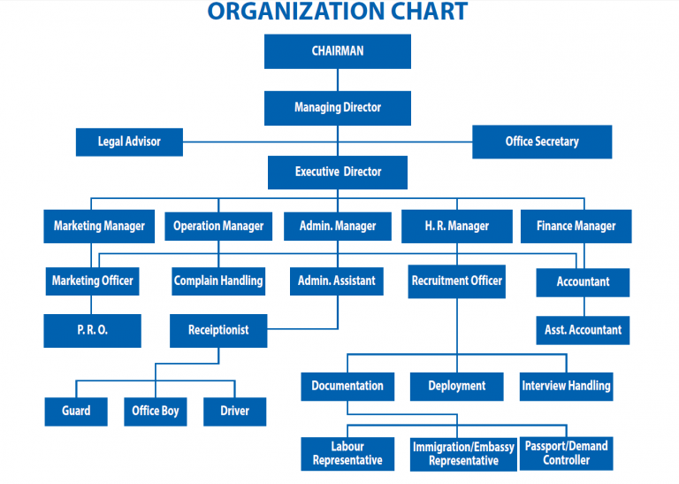 Organization Chart – Dubai Overseas Pvt. Ltd.